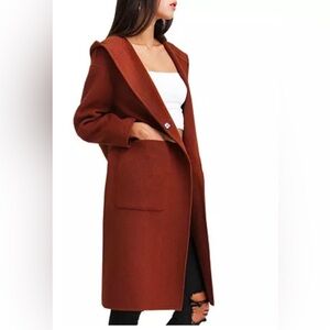 Belle & Bloom Walk-this Way Wool Blend Oversized Coat